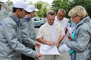 Активисты ОНФ проводят встречи с жителями Белгорода по вопросу благоустройства дворовых территорий