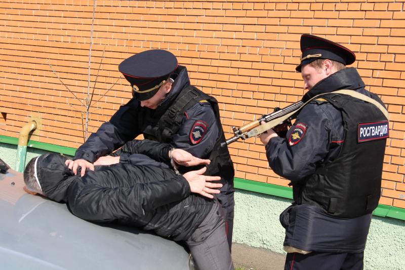 Сотрудники Росгвардии по Московской области задержали дебошира в Сергиево-Посадской школе