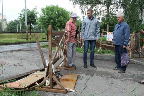 Активисты ОНФ добиваются ремонта опасного участка дороги в Кирове