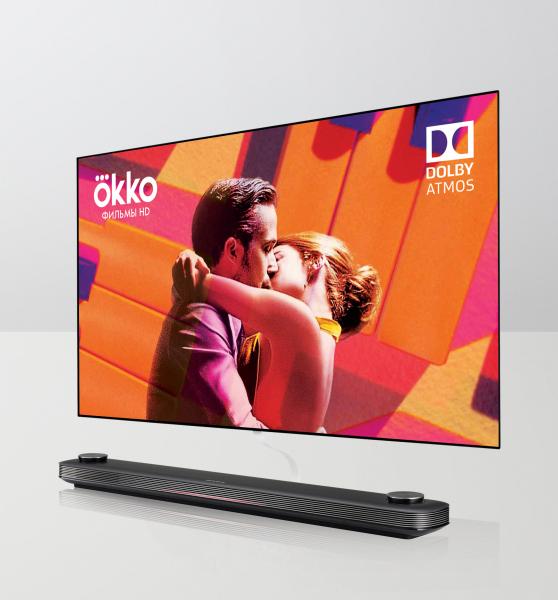 Okko первым в России покажет фильмы со звуком Dolby Atmos на OLED телевизорах LG