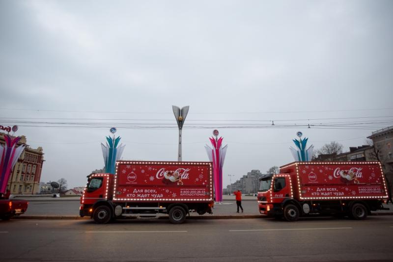 «Рождественский караван Coca-Cola» посетил Новороссийск