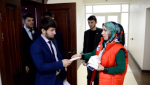 Команда «Молодежки ОНФ» в Чечне приняла участие во всероссийской акции Народного фронта «Татьянка»