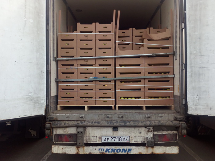 Более 100 тонн санкционных товаров задержано смоленскими таможенниками