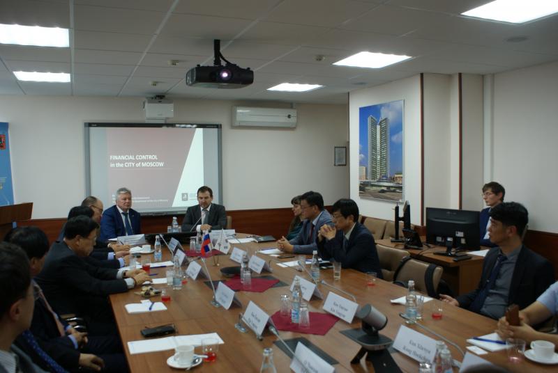 Главконтроль и Контрольно-счетная палата Москвы провели встречу с делегацией из Южной Кореи