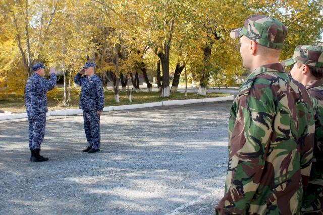 В Курган из служебной командировки на Северный Кавказ вернулся сводный отряд спецподразделений Росгвардии