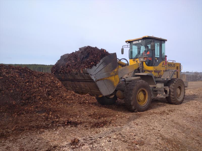 805 тонн щепы за 234 дня использовано для отопления поселка Новатор от ТЭС «Свезы»