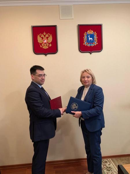 Приволжский транспортный прокурор подписал соглашение о сотрудничестве с Уполномоченным по правам ребенка в Самарской области