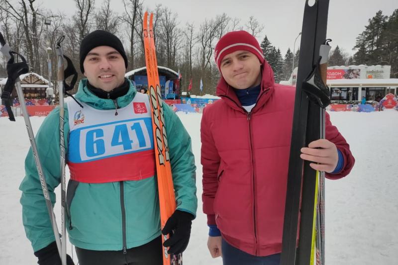 Спортсмены МГПСС приняли участие в лыжной эстафете