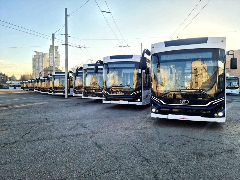 «ПК Транспортные системы» выполнила контракт на поставку 12 троллейбусов «Адмирал  6281.01» с увеличенным автономным ходом в Красноярск