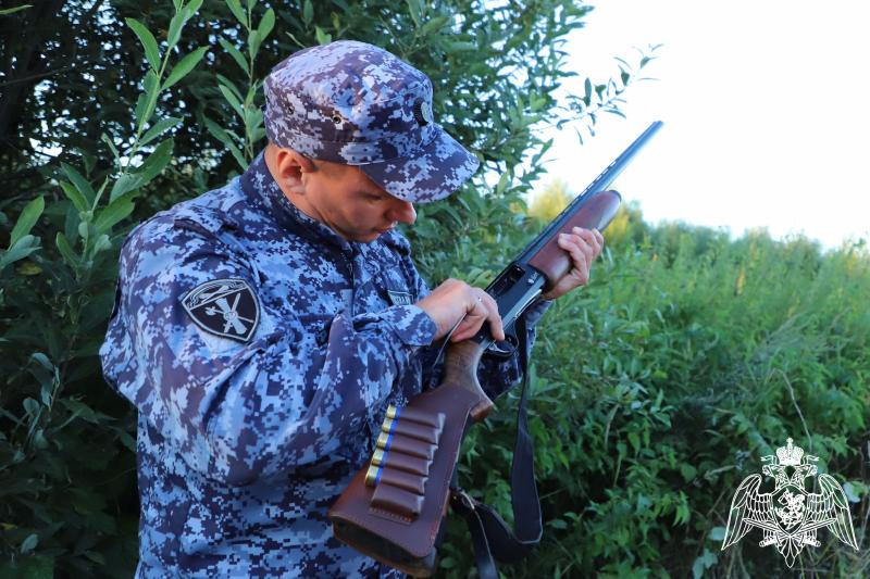 Сотрудники Управления Росгвардии по Рязанской области напоминают о правилах охоты и безопасного обращения с оружием