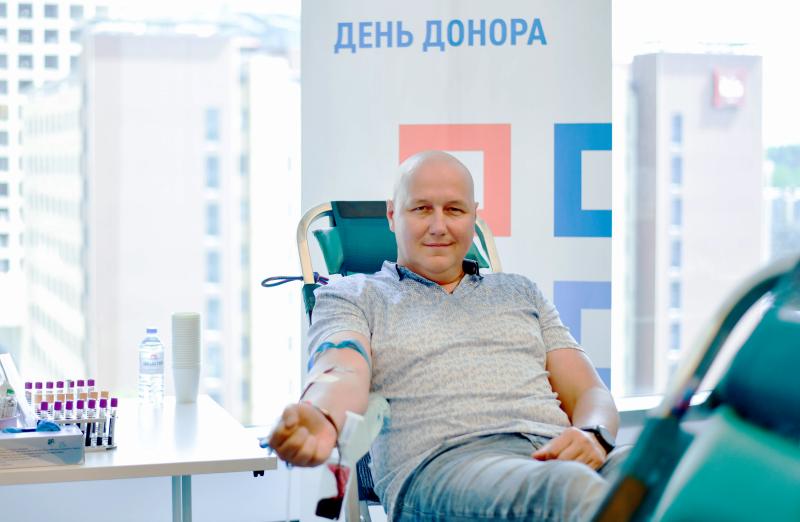 Волонтеры «Газпромнефть - СМ» сдали кровь для пациентов московских больниц