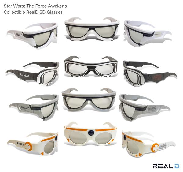 RealD представила 3D-очки, созданные по мотивам фильма «Звёздные Войны: Пробуждение Силы»