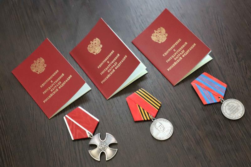В Рязани росгвардейцев - участников спецоперации наградили государственными наградами