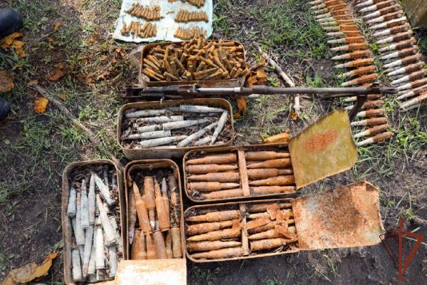 Росгвардейцы обнаружили схроны ВСУ на заброшенной ферме в зоне СВО
