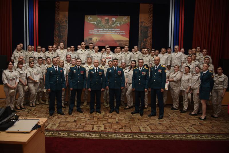 В Грозном отдельный батальон связи Росгвардии отметил очередную годовщину