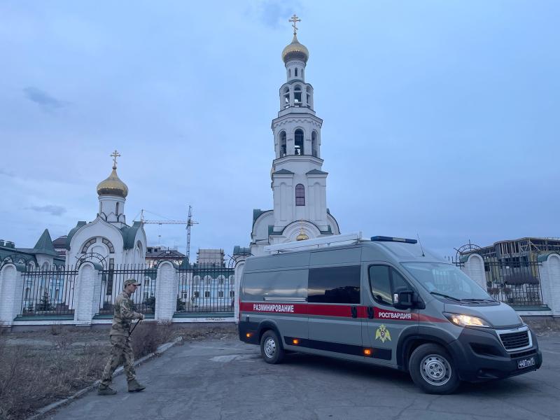 Росгвардия обеспечила безопасность пасхальных богослужений в религиозных объектах в Туве
