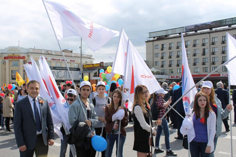 Активисты ОНФ Кабардино-Балкарии приняли участие в первомайской демонстрации